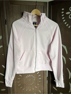Avia Pale Pink Full-Zip Mock Neck Sweatshirt
